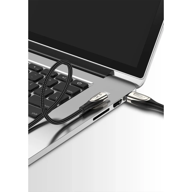 Кабель Joyroom Sharp Series USB-A to micro USB 1.2 m Black (S-M411_1.2)