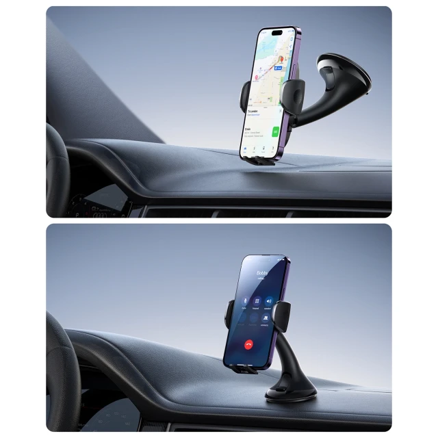 Автотримач Joyroom Mechanical Car Holder Universal Cockpit/Window Black (JR-ZS259_Wind)