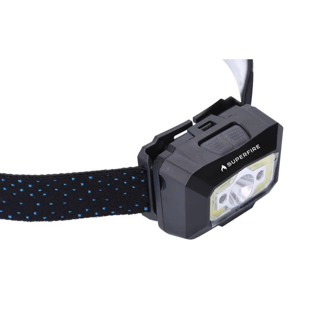 Фонарь налобный Superfire X30 световой поток 340lm USB (X30)