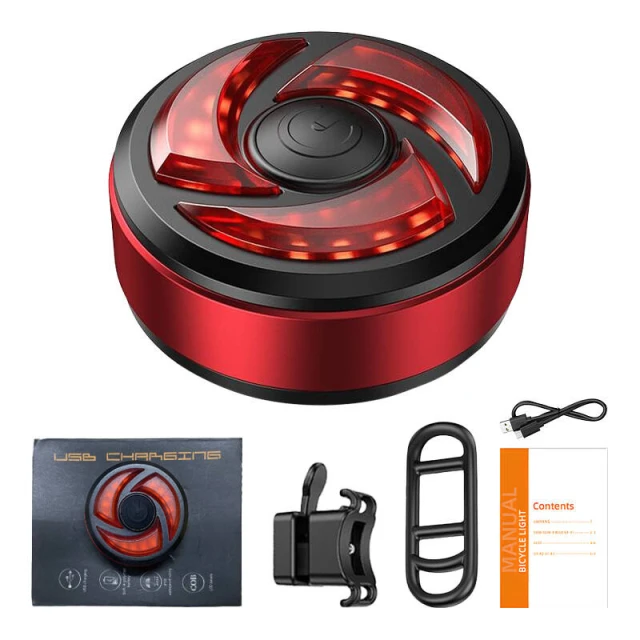 Ліхтар велосипедний задній Superfire BTL02 330mAh USB (BTL02)