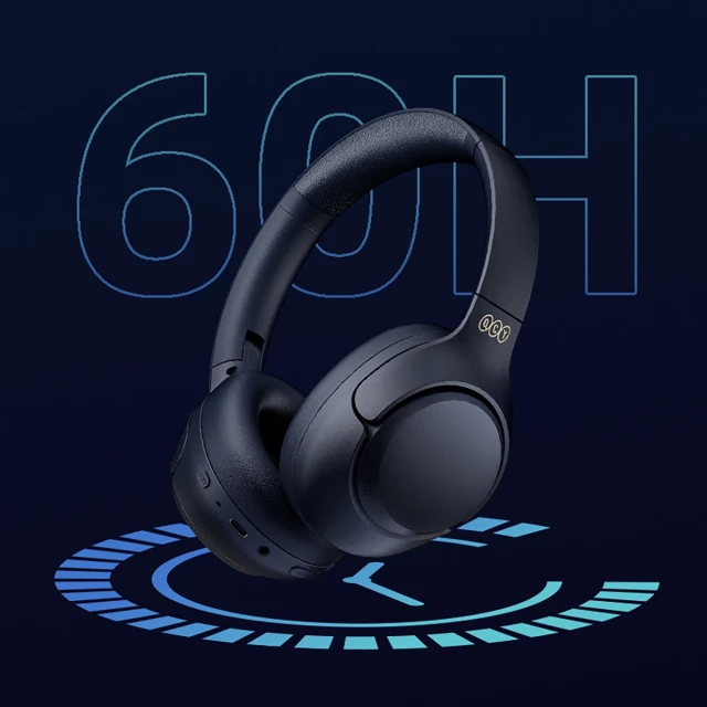 Навушники бездротові QCY H3 Blue (6957141408414)