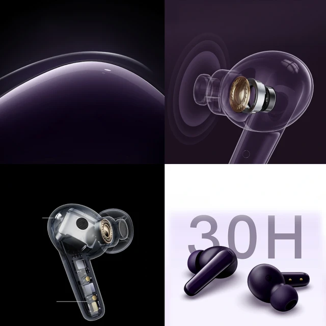 Навушники QCY TWS T13x Purple (T13x purple)