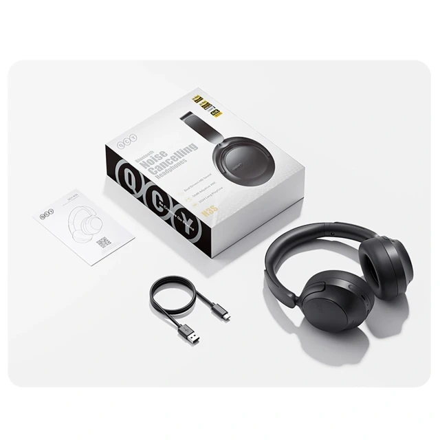 Наушники беспроводные QCY H3S LDAC ANC Black (6957141411216)
