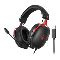 Навушники ігрові QCY Heroad VN200 Black Red (H7GM)