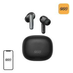 Навушники бездротові TWS QCY Melobuds N65 Black (HT21BK)