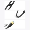 Кабель Ugreen USB-A to USB-A 0.5m Black (6957303800513)