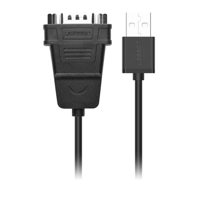 Кабель USB to DB9 / RS-232 Ugreen CR104 3m Black (20223B)