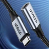 Кабель-подовжувач Ugreen USB-C (Male) to USB-C (Female) 10Gb/s 1m Grey (6957303802807)