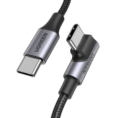 Кабель Ugreen US334 Angled USB-C to USB-C PD 100W 2m Black (70645B-Ugreen)