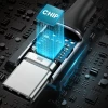 Адаптер Ugreen AV161 mini jack 3.5 mm / USB-C 10 cm сірий (AV161)
