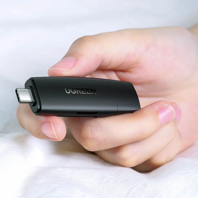 Адаптер Ugreen USB-A/USB-C to SD/micro SD Black (6957303805860)