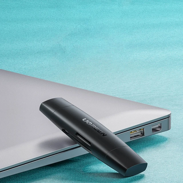 Адаптер Ugreen USB-A/USB-C to SD/micro SD Black (6957303805860)