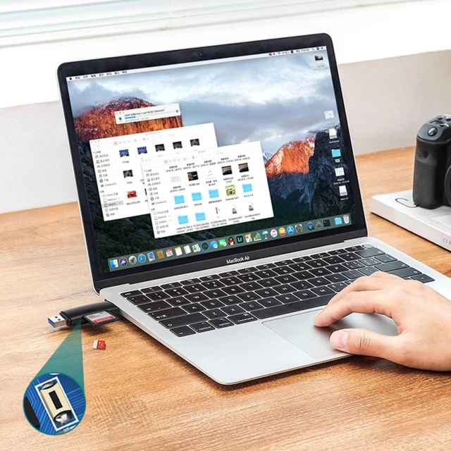 Адаптер Ugreen USB-A/USB-C to SD/micro SD Black (6957303805860)