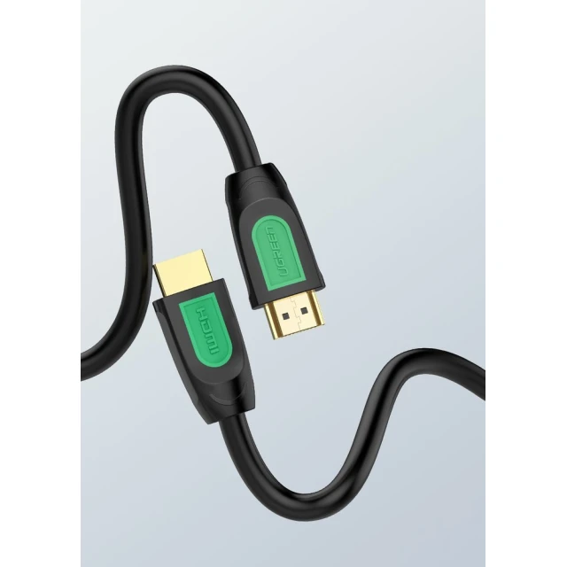 Кабель Ugreen HDMI 2.0 19pin 4K 60Hz 30AWG 2m Black (UGR347BLKYEL)
