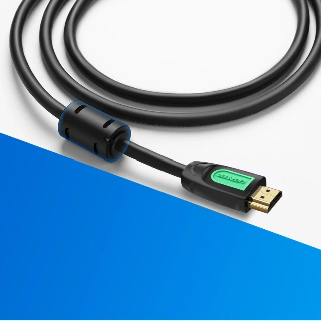Кабель Ugreen HDMI 2.0 19pin 4K 60Hz 30AWG 2m Black (UGR347BLKYEL)