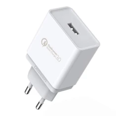 Мережевий зарядний пристрій Ugreen QC 18W USB-A White (10133)