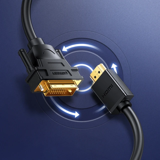 Кабель Ugreen HDMI to DVI 2m Black (6957303811359)