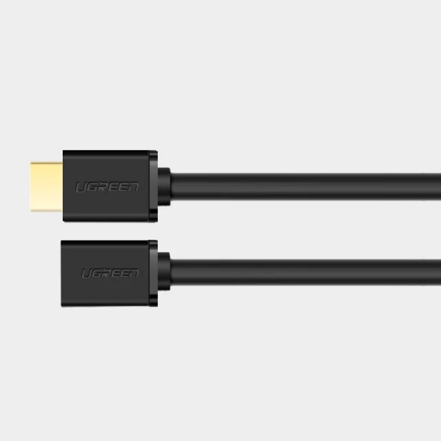 Кабель-адаптер Ugreen HDMI to HDMI 4K 10.2Gbps 340MHz 0.5m Black (UGR358BLK)