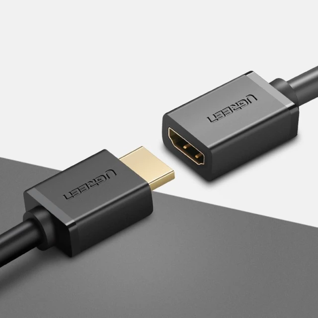 Кабель-адаптер Ugreen HDMI to HDMI 4K 10.2Gbps 340MHz 0.5m Black (UGR358BLK)