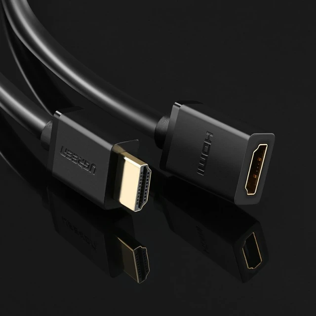 Кабель-адаптер Ugreen HDMI to HDMI 4K 10.2Gbps 340MHz 0.5m Black (UGR358BLK)