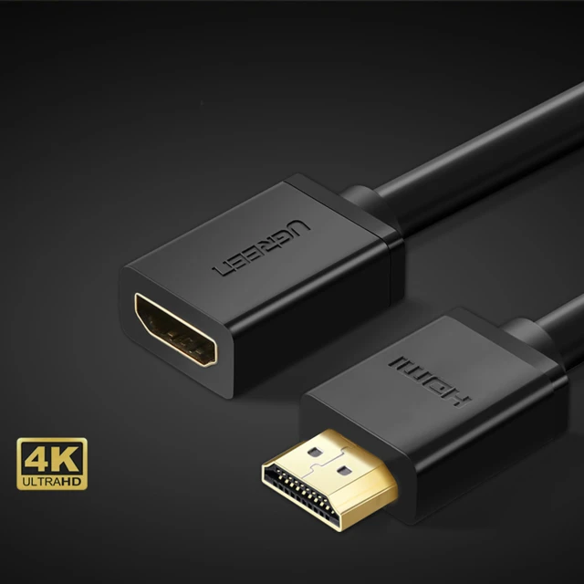 Кабель Ugreen 4K HDMI (Male) to HDMI (Female) 1m Black (6957303811410)
