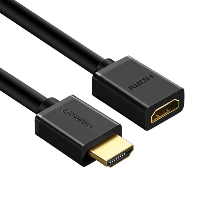 Адаптер Ugreen HD107 HDMI to HDMI 3m Black (10145)