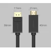 Кабель Ugreen DisplayPort to HDMI 4K 30Hz 32AWG 2m Black (UGR159BLK)