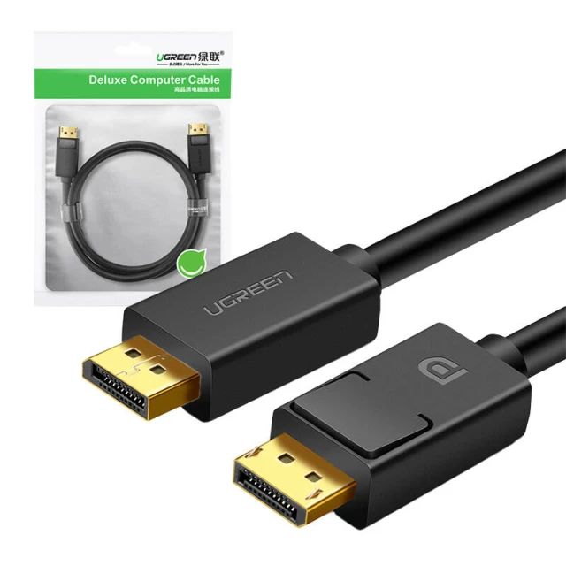 Кабель Ugreen DP102 DisplayPort to DisplayPort 4K 3D 5m Black (10213-ugreen)