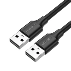 Кабель Ugreen USB-A 2.0 to USB-A 2.0 0.5m Black (6957303813087)