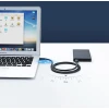 Кабель Ugreen USB-A 2.0 to USB-A 2.0 1m Black (6957303813094)
