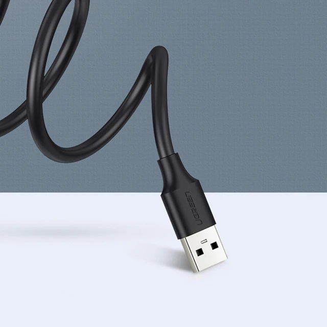 Кабель-подовжувач Ugreen USB-A (Male) to USB-A (Female) 480Mbps 1.5m Black (6957303813155)