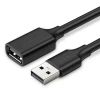 Кабель-подовжувач Ugreen USB-A (Male) to USB-A (Female) 480Mbps 1.5m Black (6957303813155)