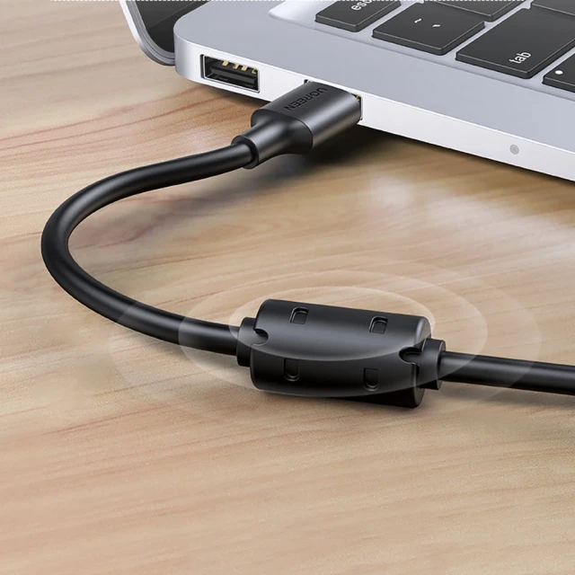 Адаптер Ugreen USB-A 2.0 5m Black (6957303813186)