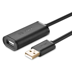 Кабель Ugreen Extension Cable USB 2.0 480 Mbps 5m Black (6957303813193)