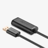 Кабель Ugreen Extension Cable USB 2.0 480 Mbps 5m Black (6957303813193)