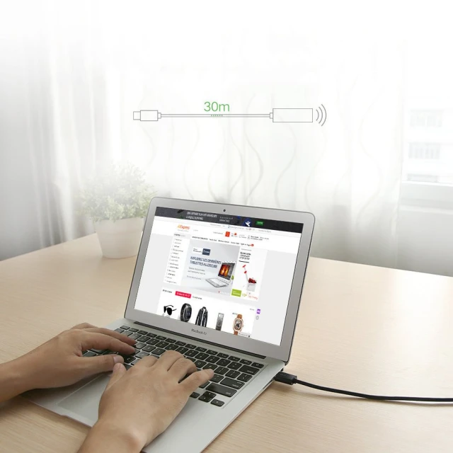 Кабель Ugreen Extension Cable USB 2.0 480 Mbps 5m Black (6957303813193)