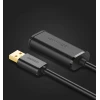 Кабель-подовжувач Ugreen USB-A (Male) to USB-A (Female) 480Mbps 15m Black (6957303813230)