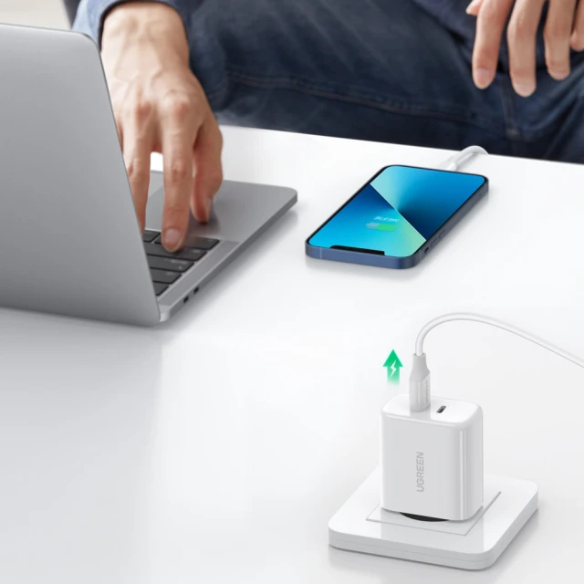Сетевое зарядное устройство Ugreen 40W 2xUSB-C White (10343)