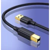 Кабель Ugreen USB Type-B to USB-A 2.0 480Mbps 1.5m Black (6957303813506)