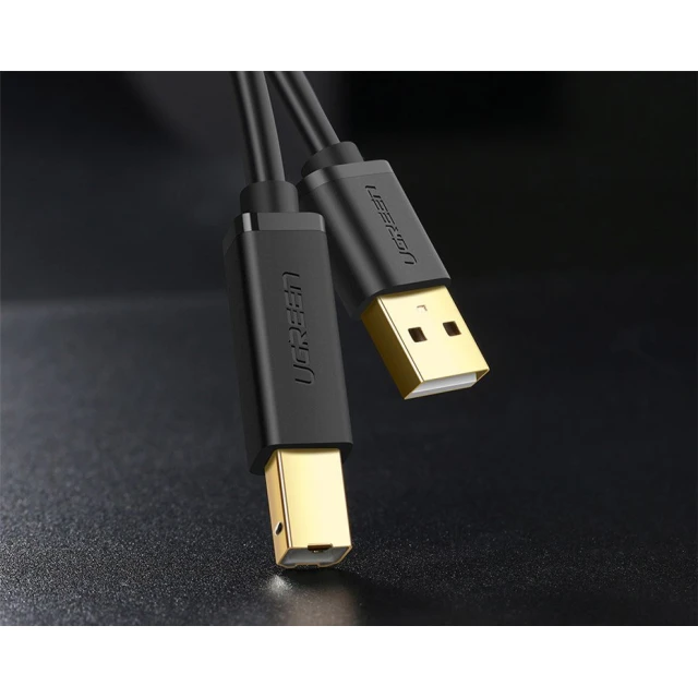 Кабель Ugreen USB-A to USB Type-B (Printer Cable) 3m Black (UGR560BLK)