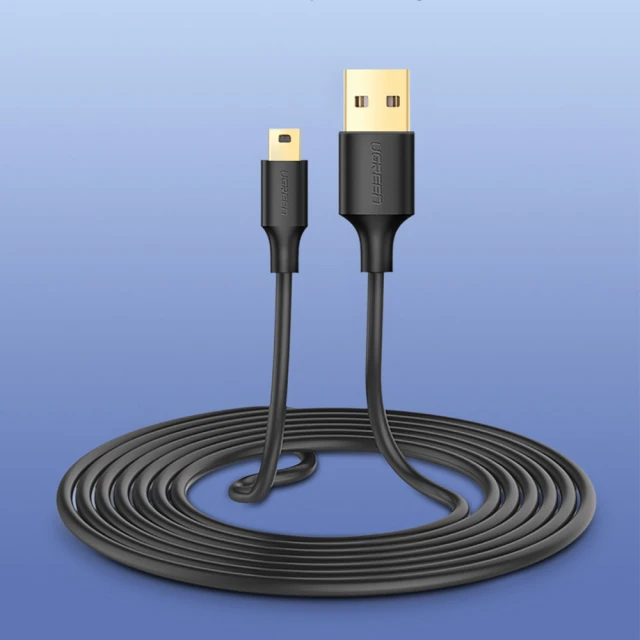 Кабель Ugreen USB-А to Mini USB 0.5m Black (6957303813544)