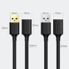 Адаптер Ugreen USB-A 3.0 to USB-A 3.0 1m Black (6957303813681)