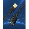Адаптер Ugreen USB-A 3.0 to USB-A 3.0 1m Black (6957303813681)