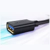 Адаптер Ugreen USB-A 3.0 to USB-A 3.0 1m Black (6957303813681)