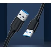 Кабель Ugreen USB-A to USB-A 1m Black (6957303813704)
