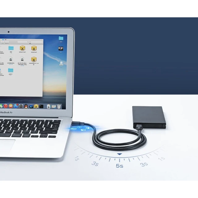 Кабель Ugreen USB-A to USB-A 1m Black (6957303813704)