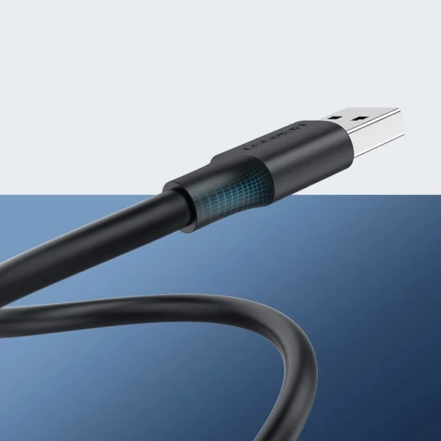Кабель Ugreen USB-A 3.0 to USB-A 3.0 2m Gray (UGR050BLK)