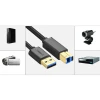 Кабель Ugreen USB-A to USB-B 5Gb/s 2m Black (6957303813728)
