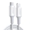 Кабель Ugreen USB Type-C to Lightning 3A 18W 1m White (UGR193)
