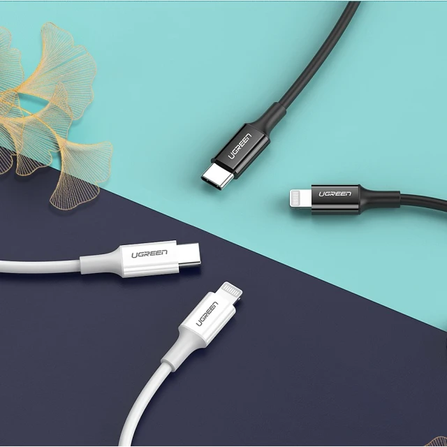 Кабель Ugreen USB Type-C to Lightning 3A 18W 1m White (UGR193)